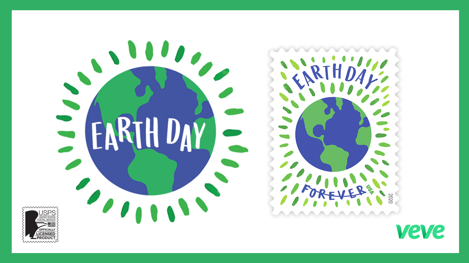 USPS — Stamp Art — Earth Day VeVe Digital Collectibles